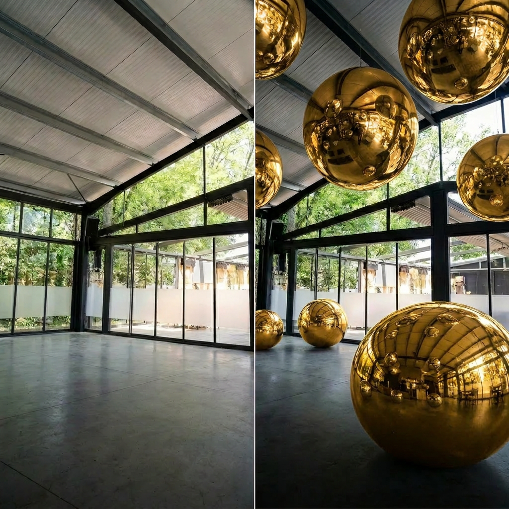 MirrorBall Doré