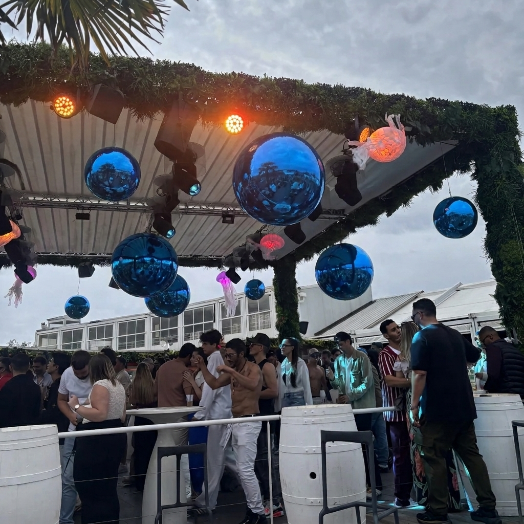 MirrorBall Bleu