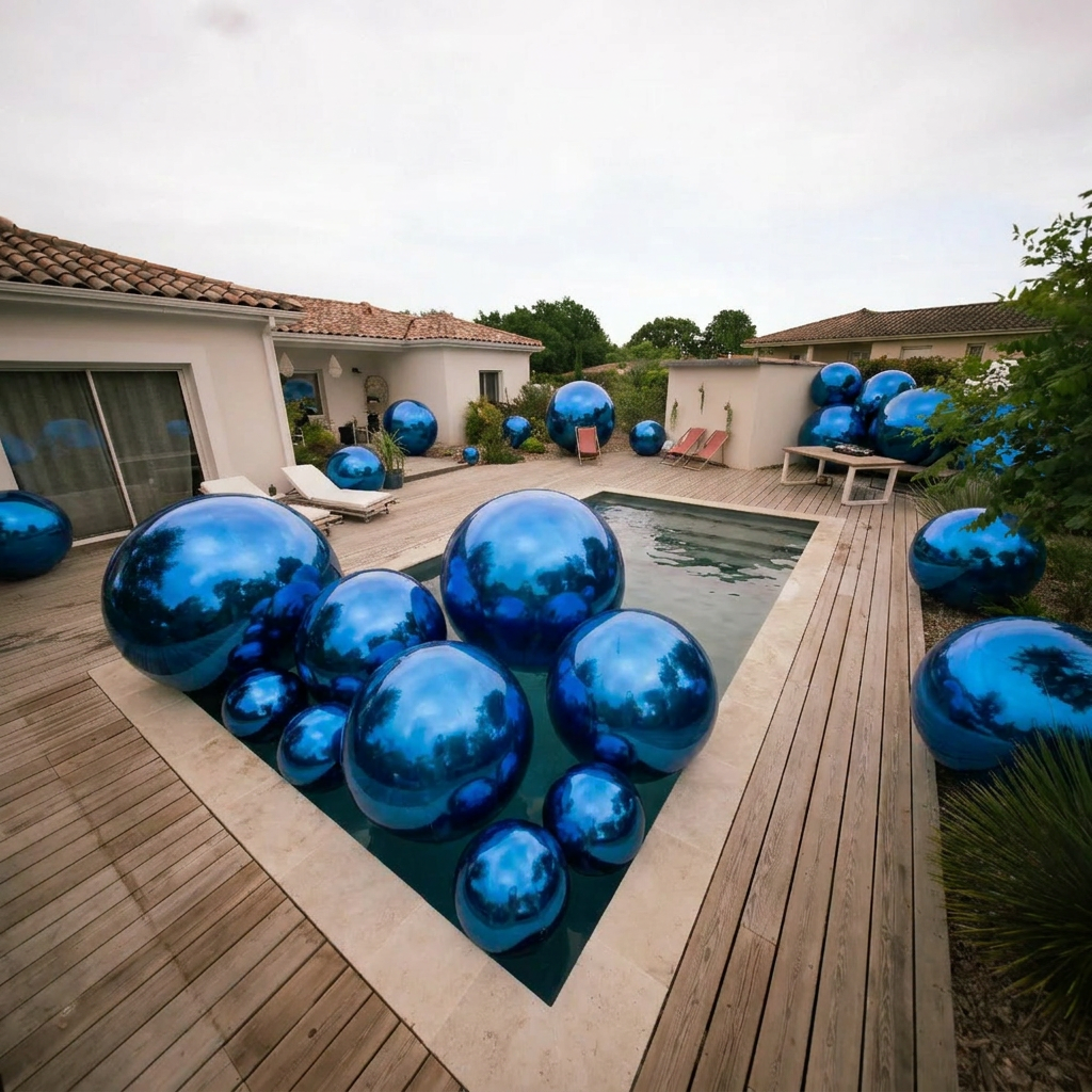 MirrorBall Bleu